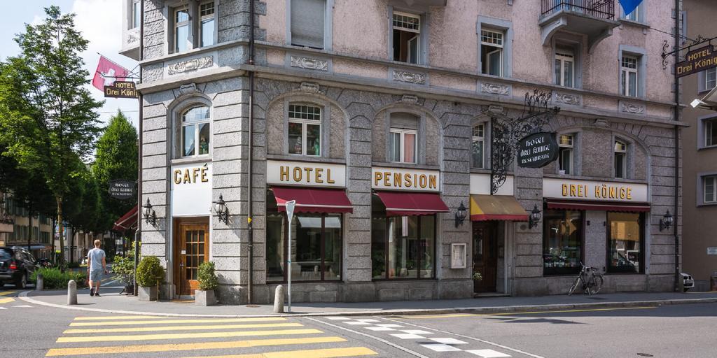 การ์นี โฮเต็ล ไดร โคนิเกอ Hotel Lucerne ภายนอก รูปภาพ